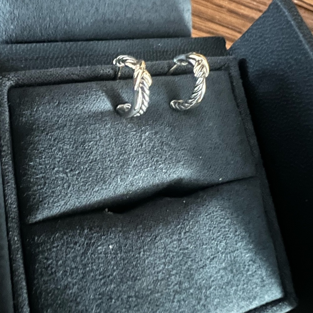 David yurman hoop earrings
